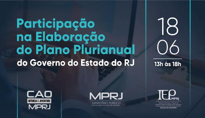 Audiência Pública - Participação na Elaboração do Plano Plurianual do Governo do Estado do RJ