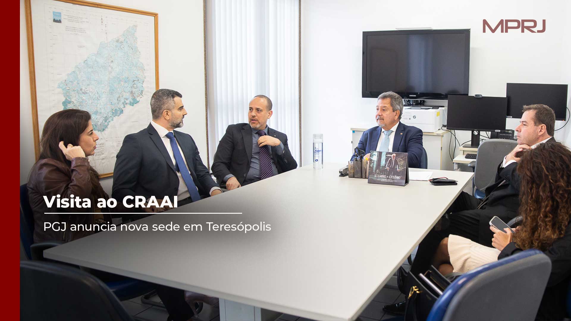 Imagem capa PGJ visita CRAAI Teresópolis e anuncia criação da nova sede e fortalecimento institucional