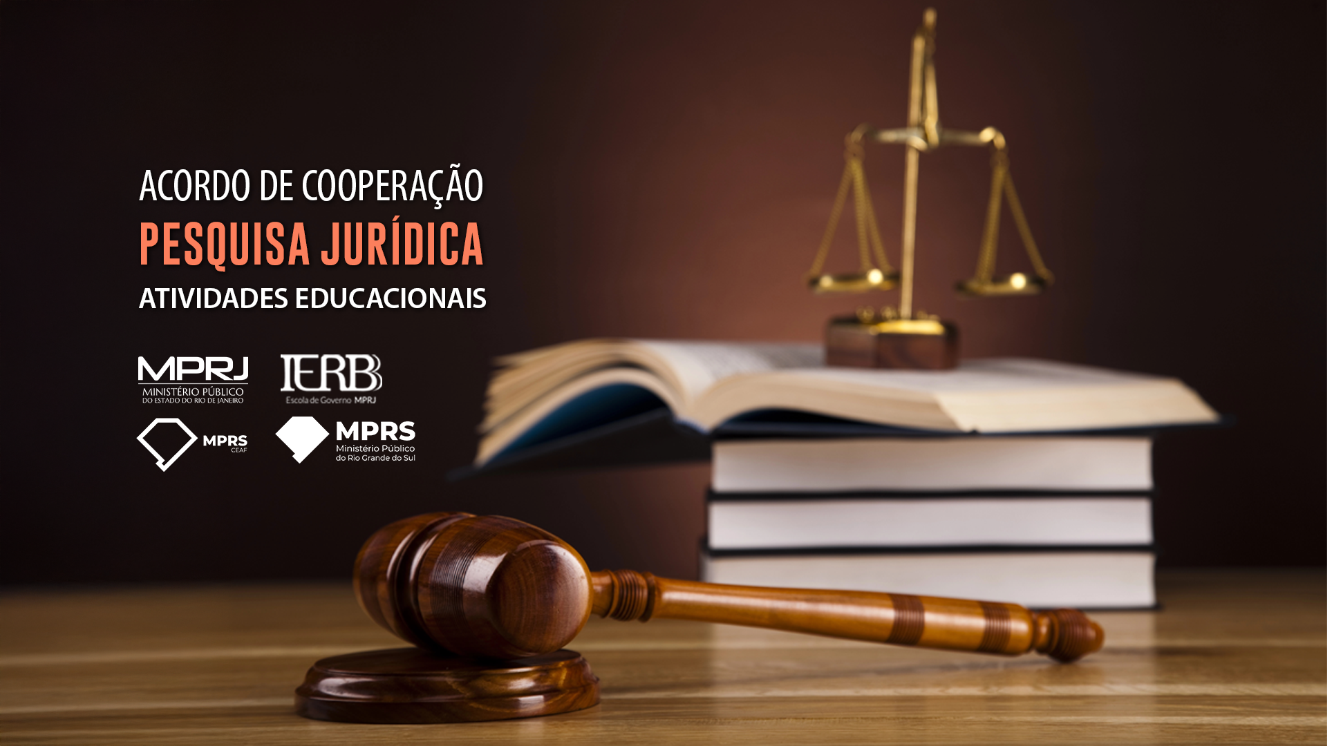 Imagem capa MPRJ firma acordo de cooperação com o MPRS na área acadêmica