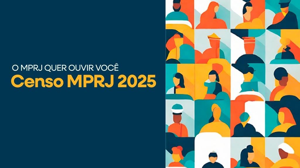 Imagem capa Censo MPRJ 2025: prazo até 30 de novembro para membros, servidores, residentes e estagiários