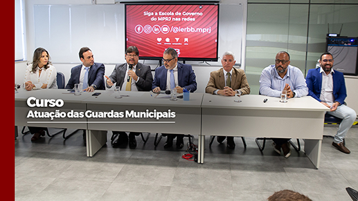 Imagem capa MPRJ realiza curso sobre a atuação das guardas municipais