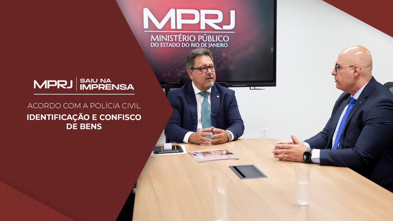 Imagem capa MPRJ e Polícia Civil firmam acordo para avançar na identificação e confisco de bens de criminosos