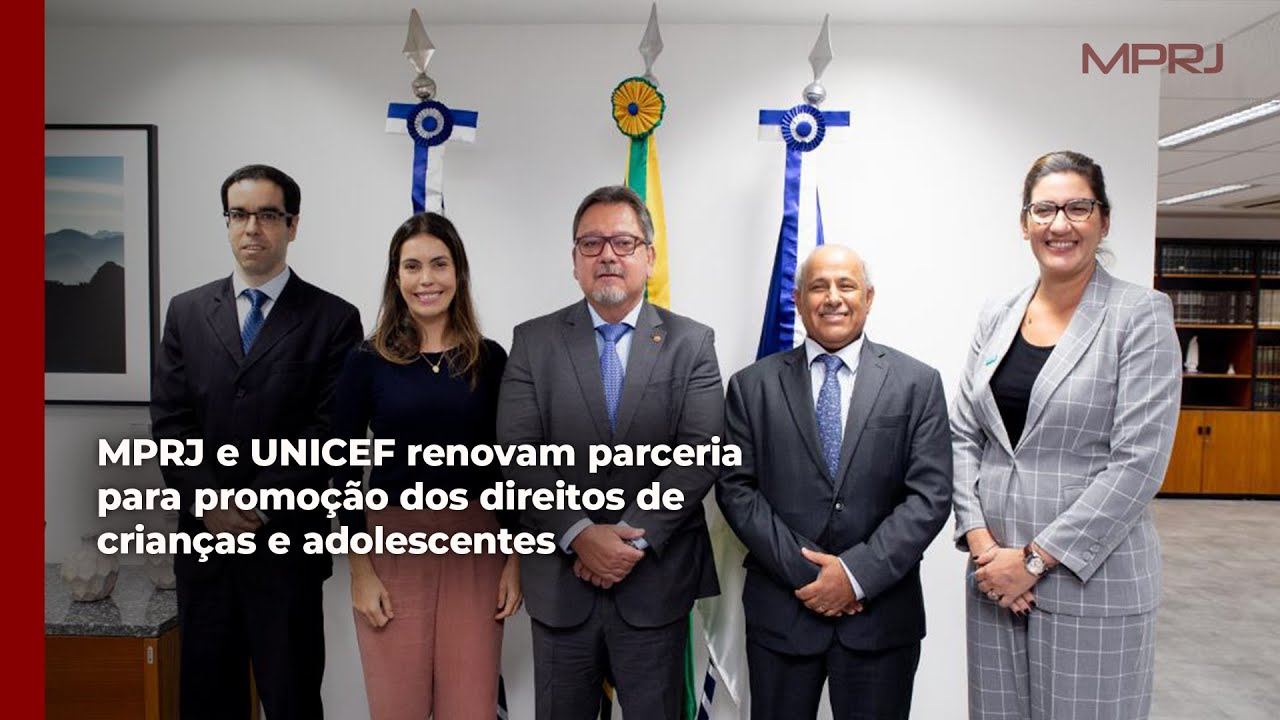 Imagem capa MPRJ e UNICEF renovam parceria para promoção dos direitos de crianças e adolescentes