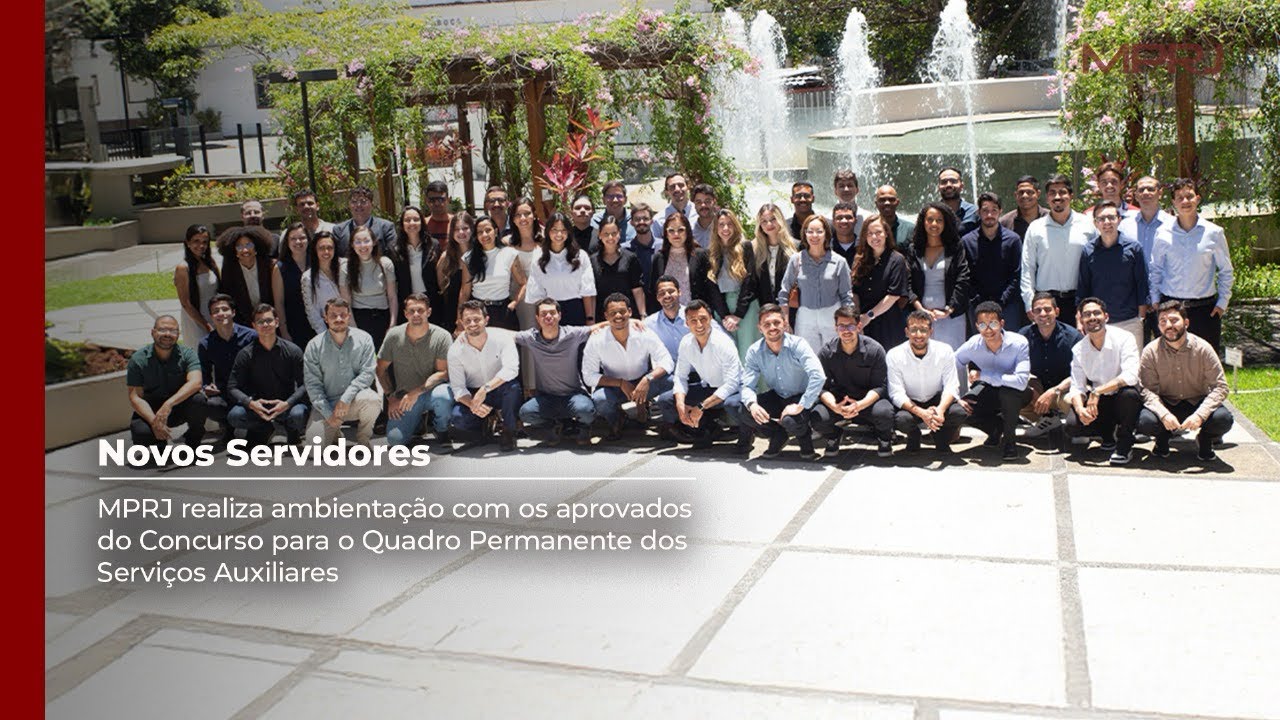 Imagem capa MPRJ realiza ambientação com os aprovados para o Quadro Permanente dos Serviços Auxiliares