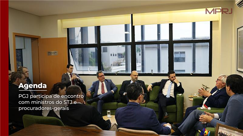 Imagem capa PGJ participa de encontro com ministros do STJ e procuradores-gerais