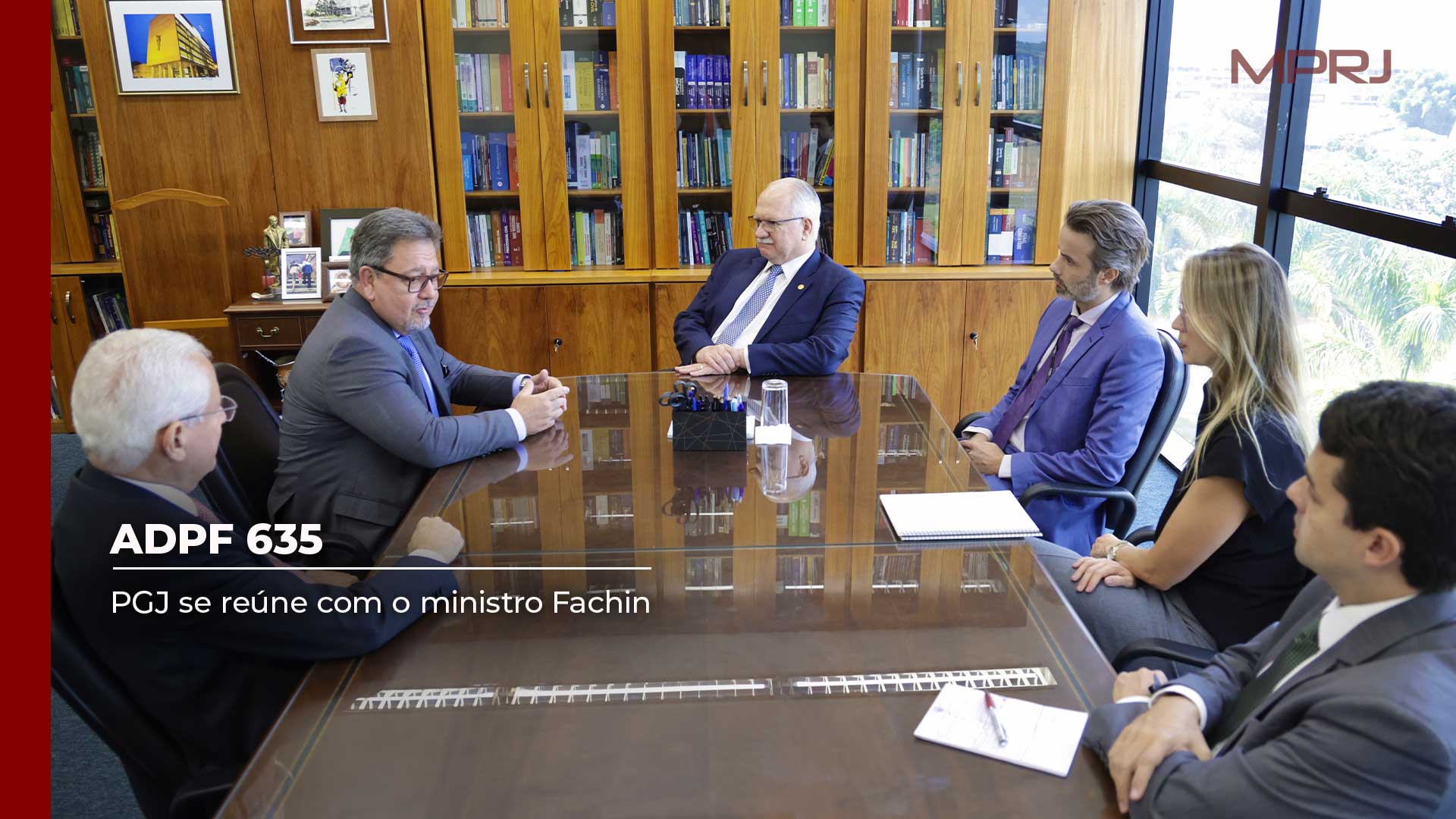 Imagem capa PGJ se reúne com o ministro Fachin no STF para tratar do julgamento da ADPF 635