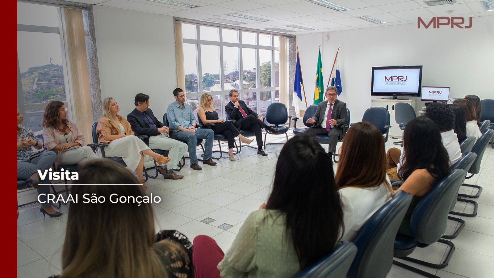 Imagem capa PGJ visita CRAAI São Gonçalo e destaca como prioridade o fortalecimento dos órgãos de execução