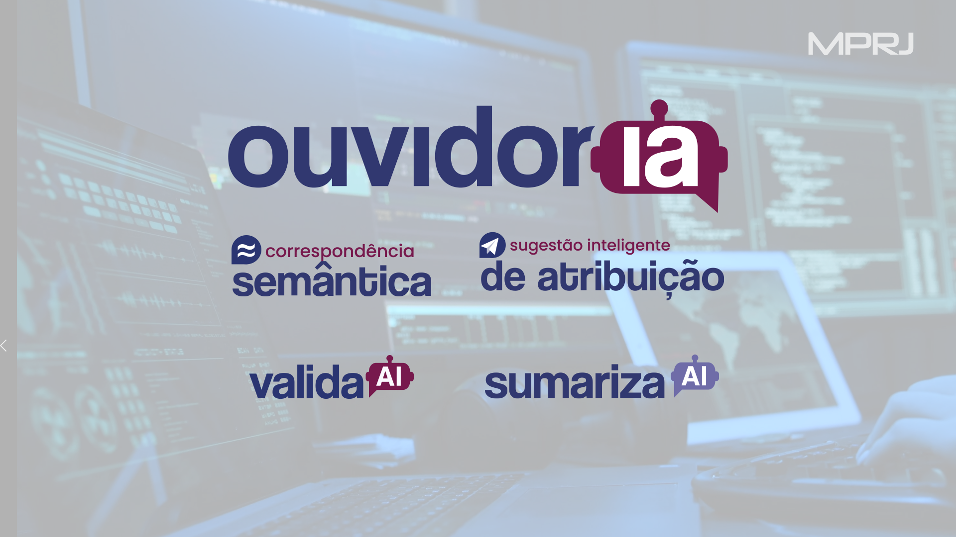 Imagem capa Inteligência artificial na Ouvidoria/MPRJ