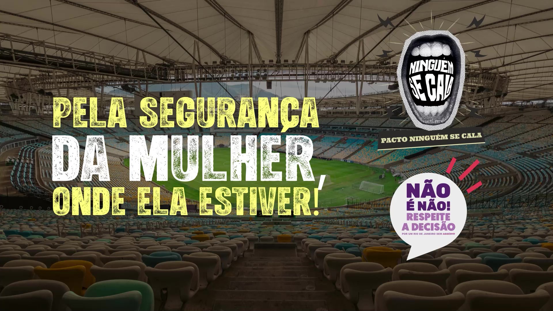 Imagem capa Pacto Ninguém se Cala no Maracanã!