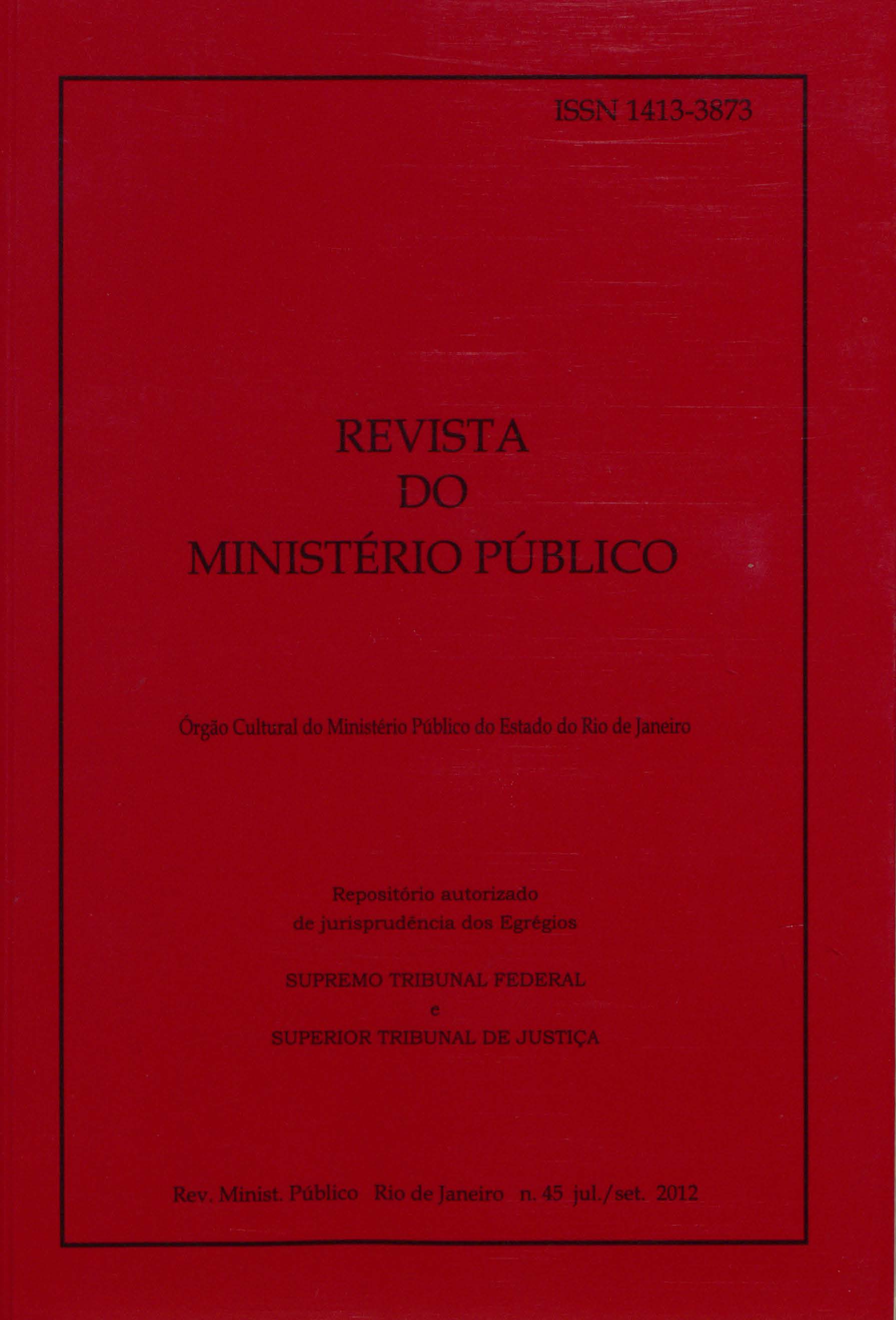 Imagem representativa da Revista Nº 45