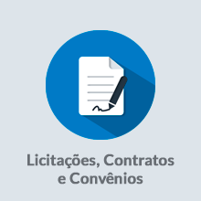 Link para LicitaÃ§Ãµes, Contratos e ConvÃªnios